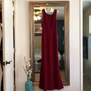 Gorgeous red drape back Lulus dress